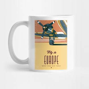 Fly to Europe Mug